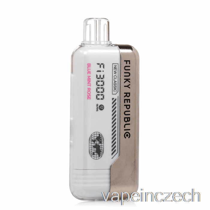 Funky Republic Fi3000 Jednorázový Blue Mint Rose Vape Bez Nikotinu